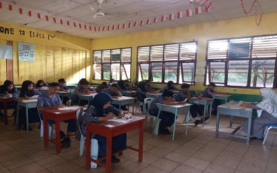Sumatif Akhir Semester Genap (SAS) MTsN 2 Kepulauan Meranti Berjalan Tertib dan Lancar