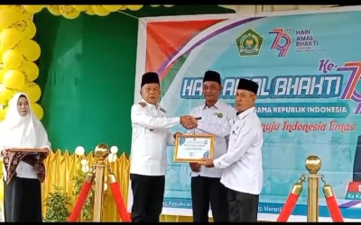 Raih Penghargaan sebagai Madrasah Tertib Administrasi Tahun 2024